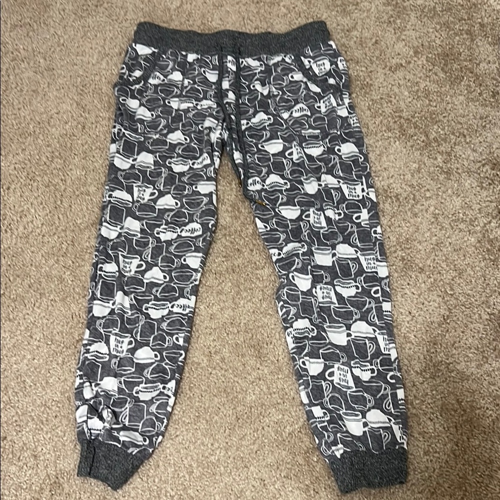 Secret Treasures Coffee Print Pajama Pants